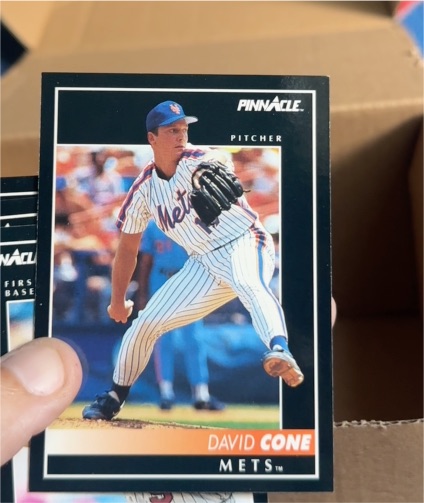 1992 Pinnacle #450 David Cone — front