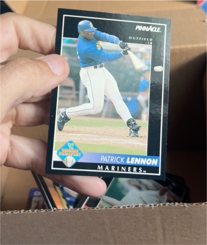 1992 Pinnacle #542 Patrick Lennon — front