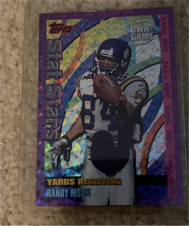 2000 Topps Own the Game #OTG16 Randy Moss Stat Stars — front
