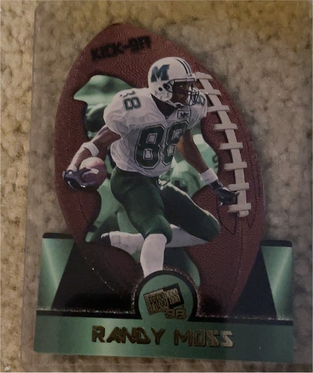 1998 Press Pass Kick-Off #KO5 Randy Moss — front