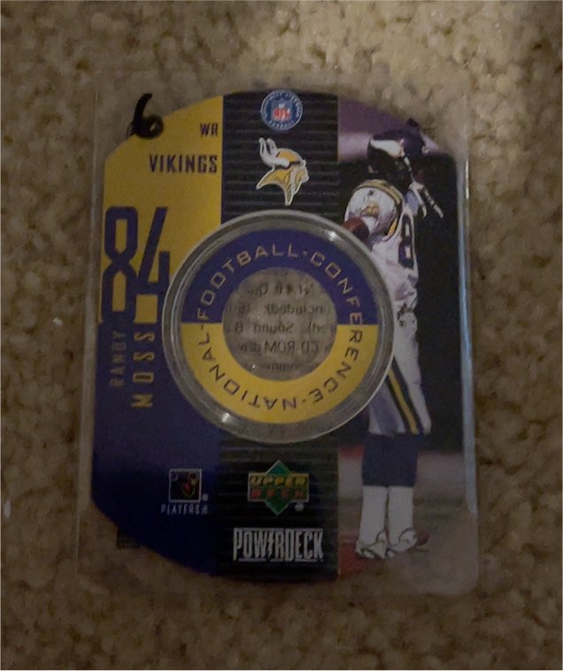 1999 Upper Deck Powerdeck #6 Randy Moss — front
