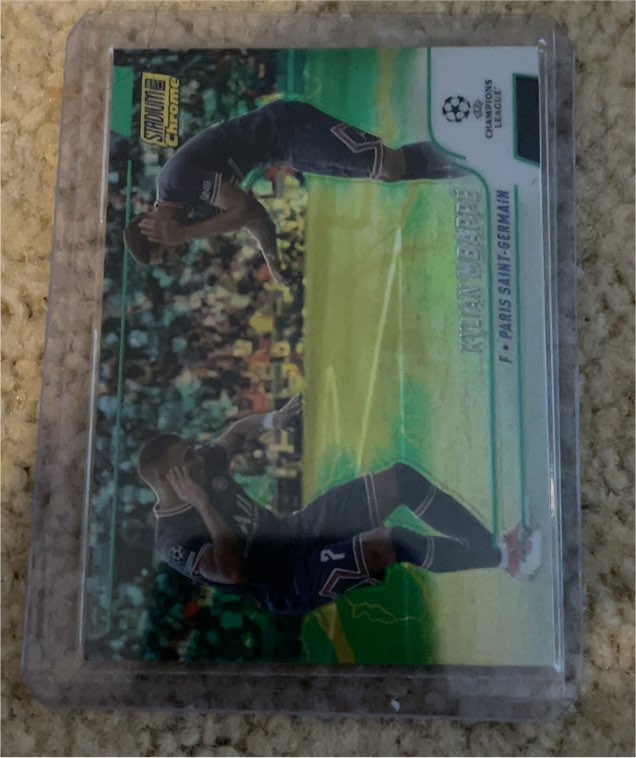 2021-22 Topps Stadium Club Chrome UEFA Champions League #75 Kylian Mbappe — front