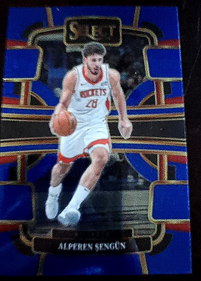 2023-24 Panini Select #13 Alperen Sengun Blue Prizms — front