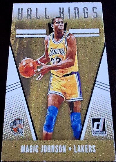 2018-19 Donruss Hall Kings #19 Magic Johnson — front