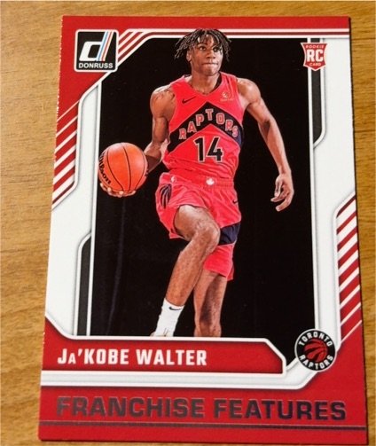 2024-25 Donruss #23 Ja'Kobe Walter Franchise Features — front