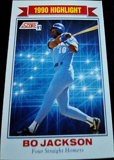1991 Score #420 Bo Jackson — front