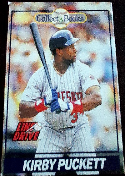 1990 Collect-A-Books Line Drive Kirby Puckett — front