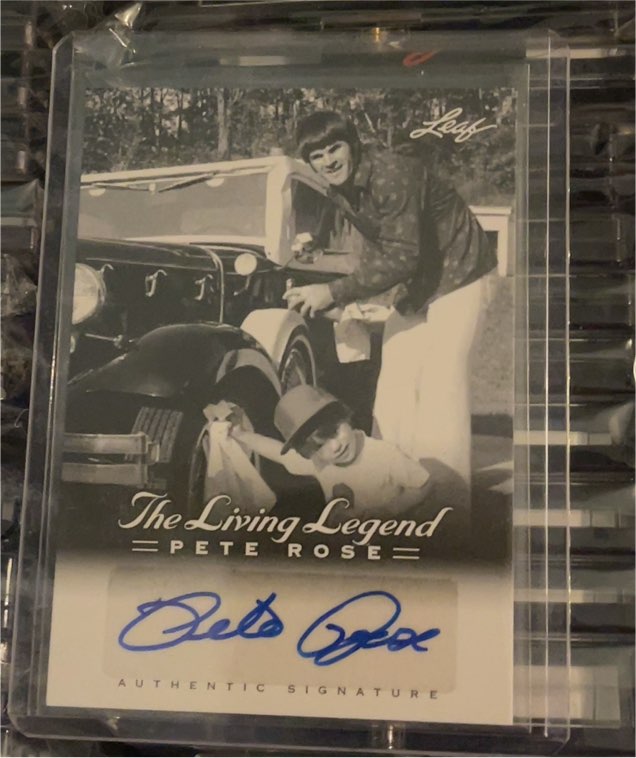 2012 Leaf The Living Legend #AU-41 Pete Rose — front