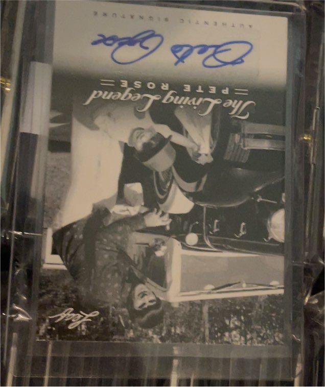 2012 Leaf The Living Legend #AU-8 Pete Rose — front
