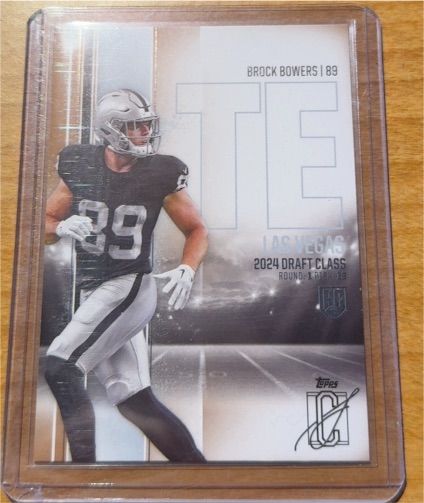 2024 Topps Signature Class #129 Brock Bowers — front