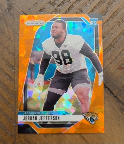 2024 Panini Prizm #358 Jordan Jefferson — front