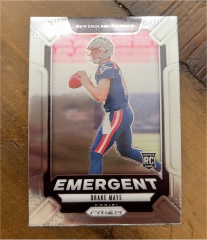 2024 Panini Prizm #4 Drake Maye Emergent Rookie — front