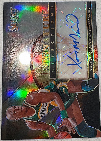 1991 Panini Select Signature Selections #SS-1 Xavier McDaniel — front