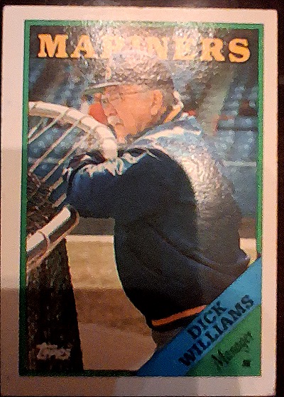 1988 Topps #104 Dick Williams — front