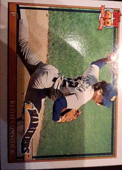 1991 Topps #337 Keith Comstock — front