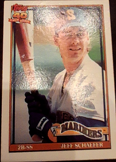 1991 Topps #681 Jeff Schaefer — front