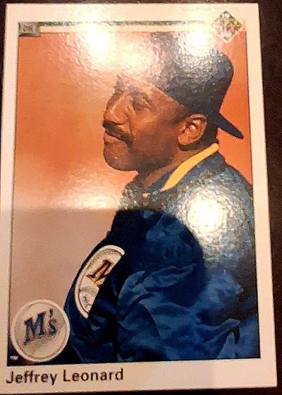 1990 Upper Deck #331 Jeffrey Leonard — front