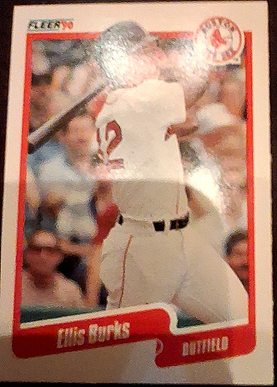 1990 Fleer #269 Ellis Burks — front