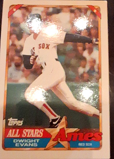 1990 Topps Ames All Stars #4 Dwight Evans — front