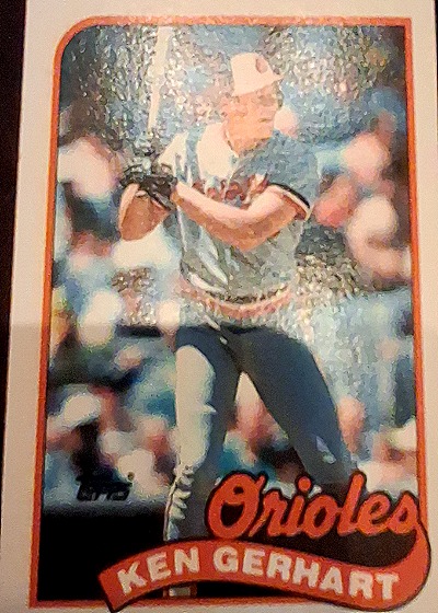 1989 Topps #615 Ken Gerhart — front