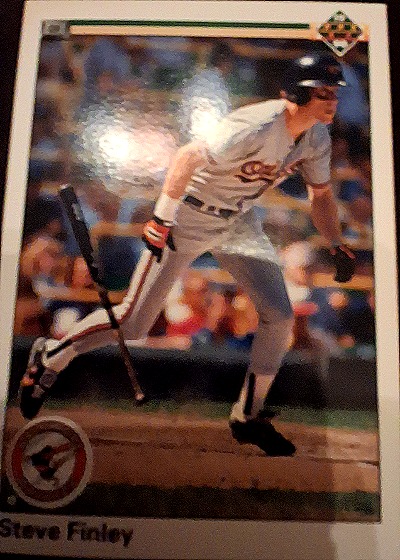 1992 Upper Deck #601 Steve Finley — front