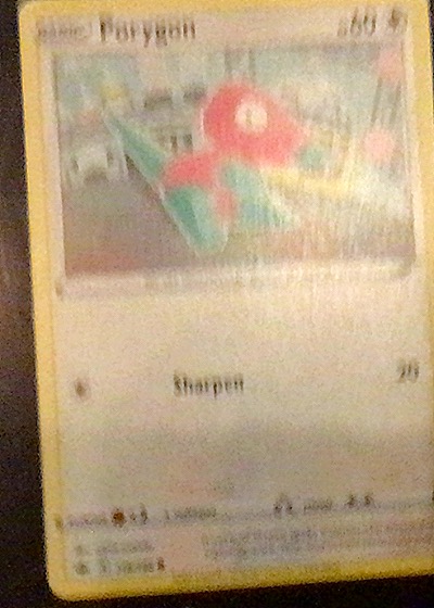 1999 Pokémon #37 Porygon — front