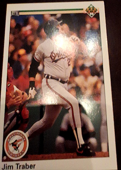 1990 Upper Deck #268 Jim Traber — front