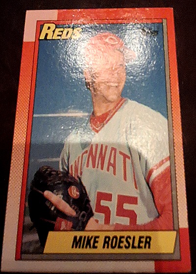 1990 Topps #203 Mike Roesler — front