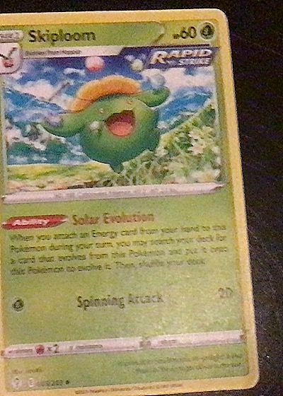 2021 Pokémon Sword & Shield Evolving Skies #003 Skiploom — front
