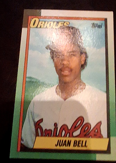 1989 Bowman #11 Juan Bell Baltimore Orioles — front