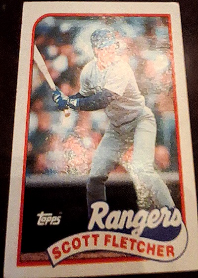 1989 Topps #295 Scott Fletcher — front