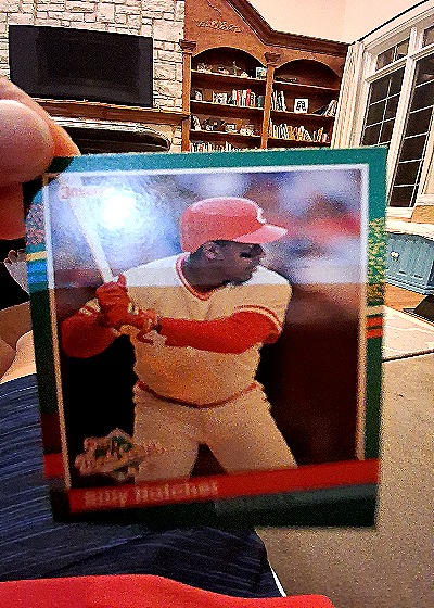 1991 Donruss #763 Billy Hatcher — front