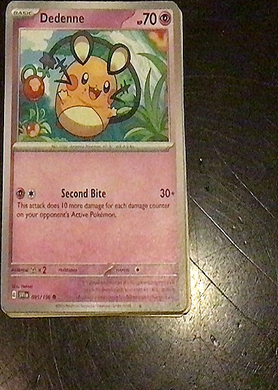 2023 Pokémon Scarlet & Violet #095/198 Dedenne — front