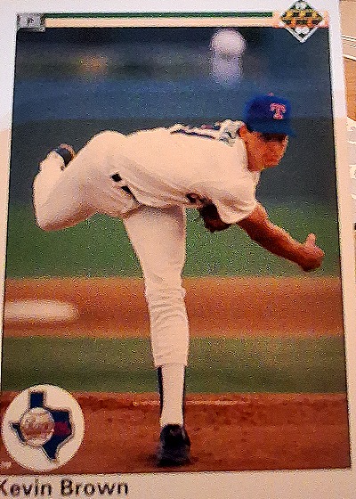 1990 Upper Deck #123 Kevin Brown — front