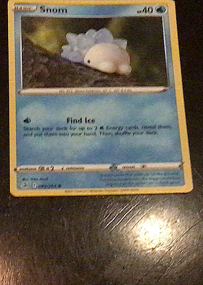 2021 Pokémon TCG Fusion Strike #84 Snom — front