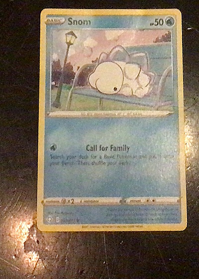 2021 Pokémon TCG Shining Fates #29 Snom — front