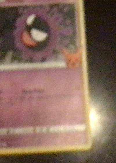 1999 Pokémon #92 Gastly — front
