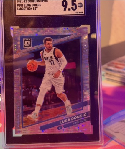 2021-22 Donruss Optic #101 Luka Dončić — front