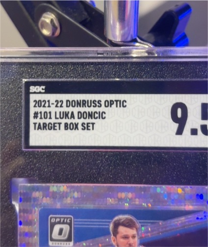 2021-22 Donruss Optic #101 Luka Doncic Target Box Set — front