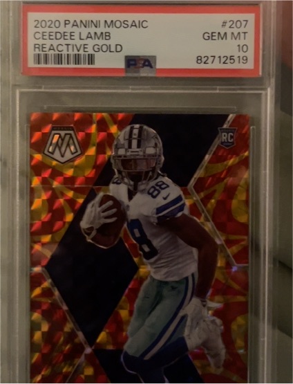 2020 Panini Mosaic #207 Ceedee Lamb — front