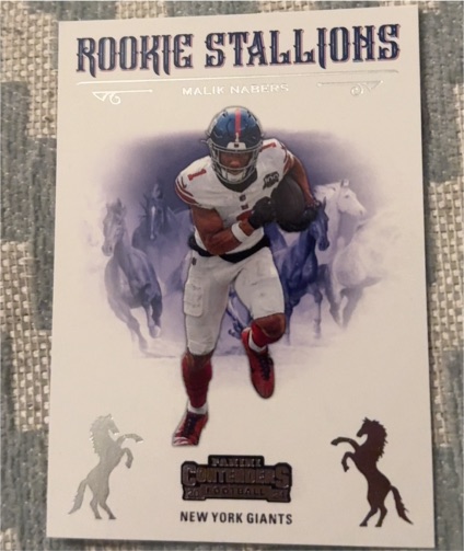 2024 Panini Contenders Rookie Stallions #6 Malik Nabers — front