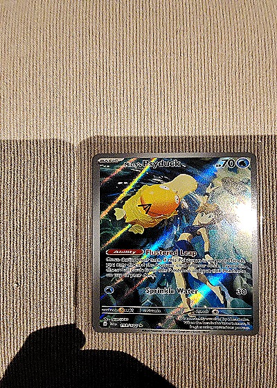 2025 Pokémon TCG Destined Rivals #193 Misty's Psyduck Illustration Rare — front