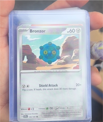 2024 Pokémon Surging Sparks #126 Bronzor — front
