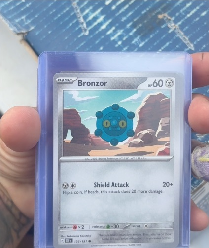 2024 Pokémon Surging Sparks #126 Bronzor — front