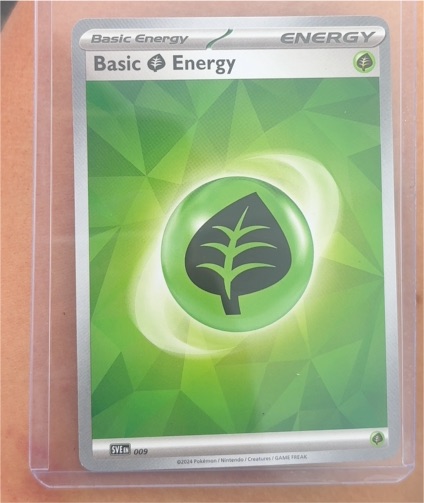 2024 Pokémon Scarlet & Violet Prismatic Evolutions #009 Basic Grass Energy — front