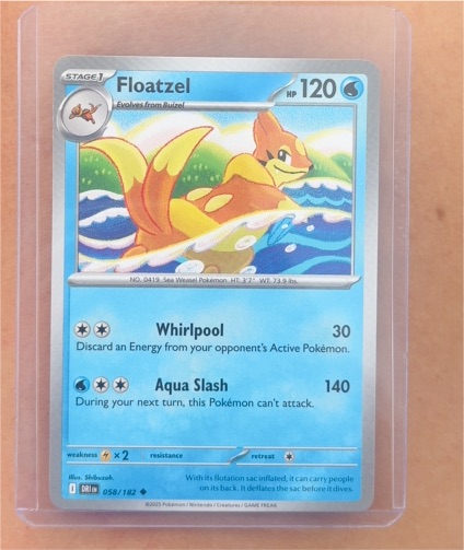 2025 Pokemon TCG #058 Floatzel — front