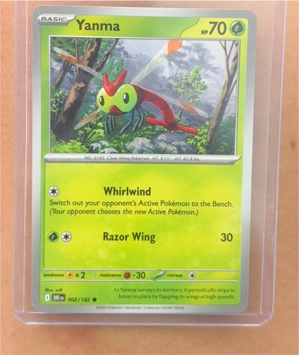 2025 Pokémon SV10 Destined Rivals #002 Yanma — front