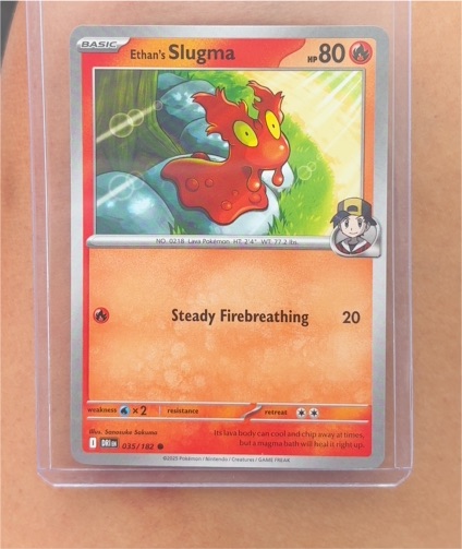 2025 Pokémon Scarlet & Violet Destined Rivals #035 Ethan's Slugma — front