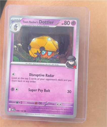 2023 Pokémon TCG Destined Rivals #088 Dottler — front