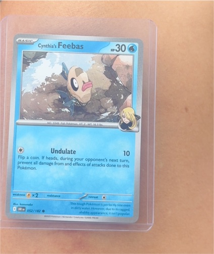2025 Pokémon Sv10: Destined Rivals #052 Cynthia's Feebas — front